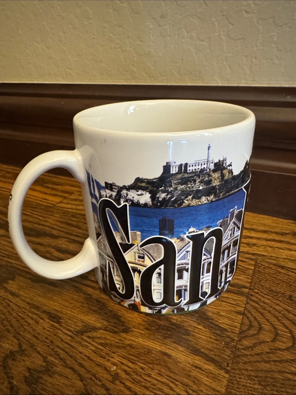 San Francisco Large 3D Coffee Mug Cup Golden Gate Bridge 2007 Americaware 18 oz